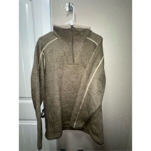 KUHL Quarter Zip Alfpaca Fleece Pullover